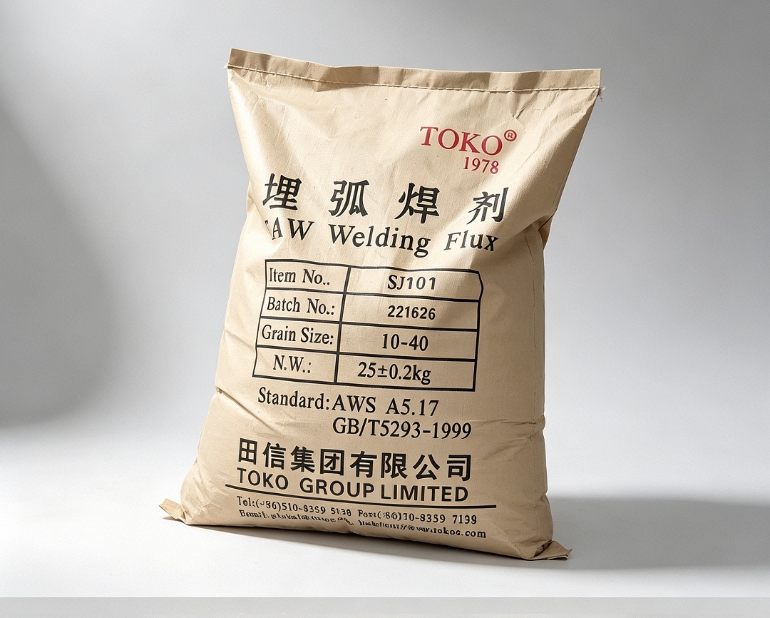TOKO SJ101 agglomerated flux – high toughness SAW flux