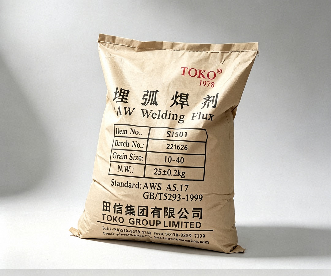TOKO SJ501 agglomerated flux – alloy-type high-strength steel flux