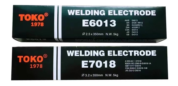 TOKO E6013, E7018 溶接棒