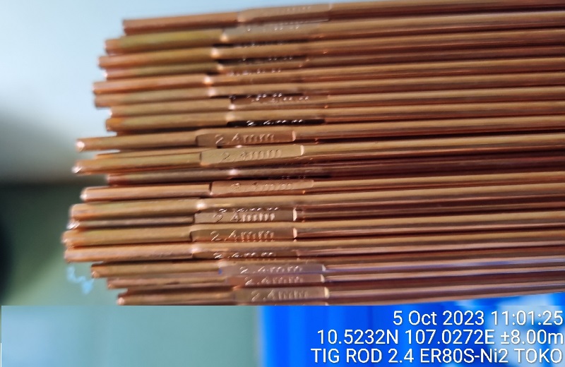TOKO AWS A5.28 ER80S-Ni2 ワイヤ