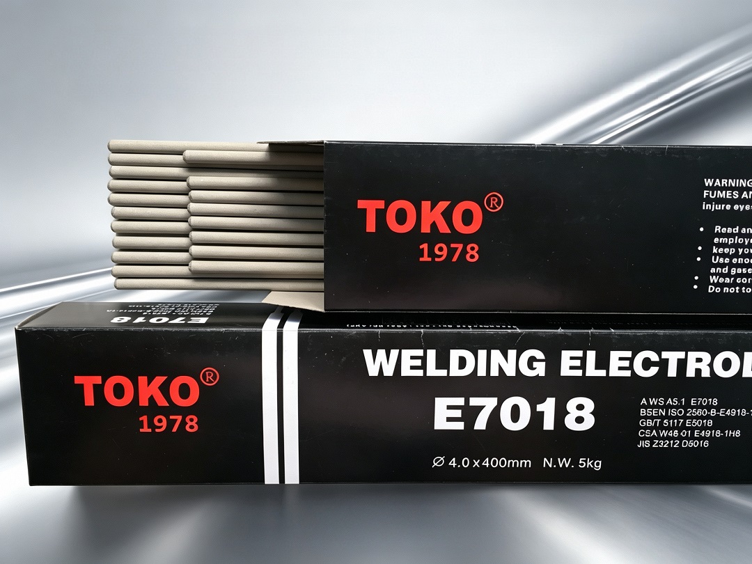TOKO E7018 low hydrogen electrode - critical structural welding